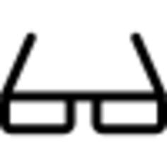 Rectangular eyeglasses shape