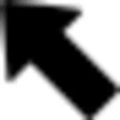 Arrow pointing to top left