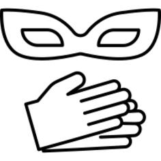 Mask and Gloves