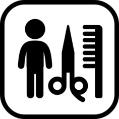 Hair styler sign