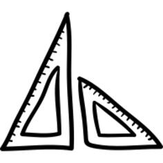 Triangular rulers couple