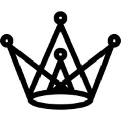 Royal crown shape