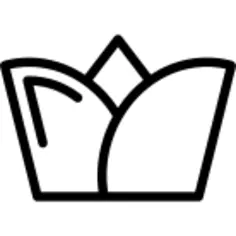 Overlapping crown outline