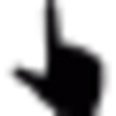 Hand pointing up