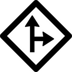 Side Road Sign