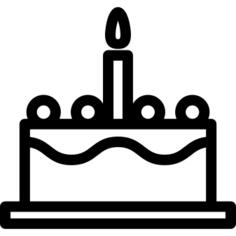 Birthdaycake and Candle