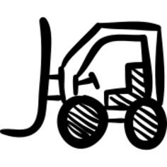 Truck hand drawn small transport