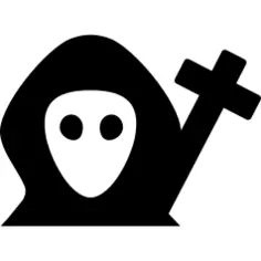 万圣节邪恶的和尚