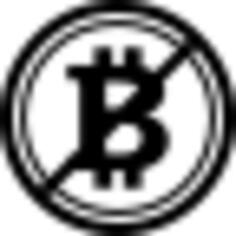 Bitcoin not accepted symbol with a slash