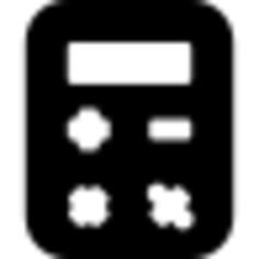 Calculator with math symbols
