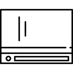 Horizontal Thin Book