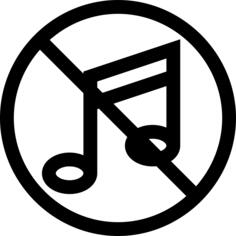 No music