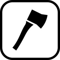 Lumberjack sign