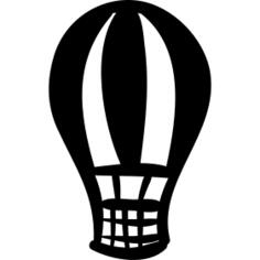 Air balloon handmade symbol