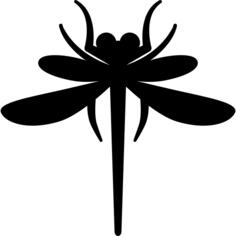 Libélula volando