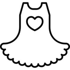 Baby Girl Dress with Heart