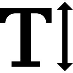 文字高度
