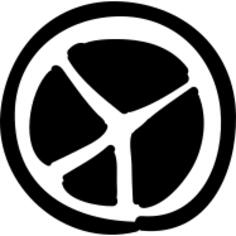 Peace sign circle