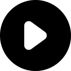 Small round play button