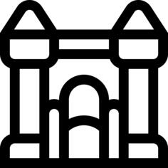 Inflatable castle