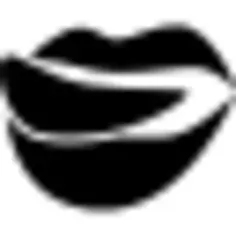 Foodilicious logo of mouth lips with tongue