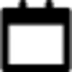 Calendar empty page symbol