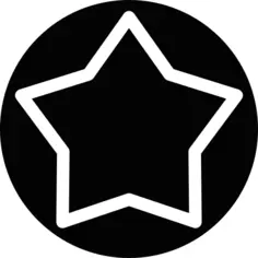 White star inside a circle