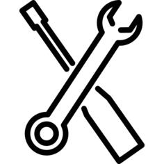 设置螺丝刀和扳手