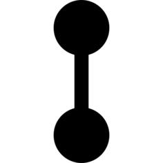 Dots couple with a vertical line union