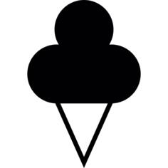 Ice cream on cone
