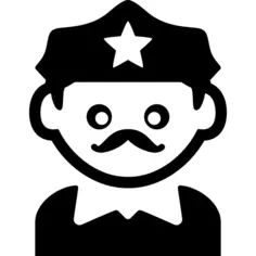 留着胡子的警察