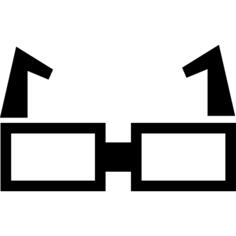 Rectangular eyeglasses