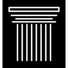 Ionic greek pillars