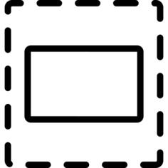 Element selection with broken line