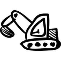 Construction transportation hand drawn machine