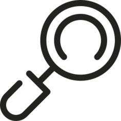 Inclined Magnifying Glass