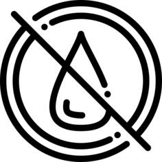 No water