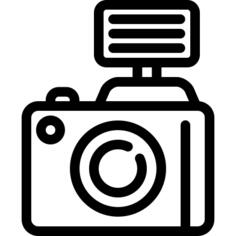 Reflex Camera with Flash