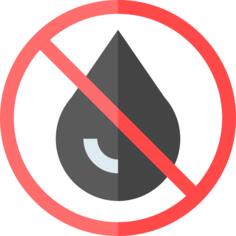 No water