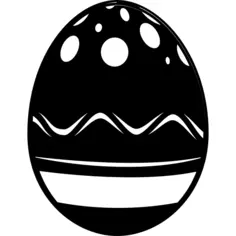 Ornamented easter egg