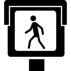 夜光街头行人信号