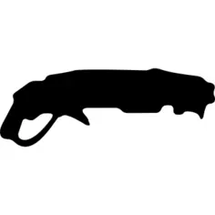 Police shotgun silhouette