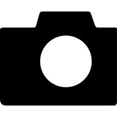 Photo camera interface symbol