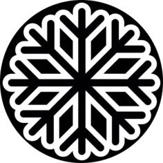 Snowflake Button