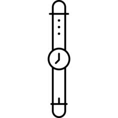 Wristwatch outline