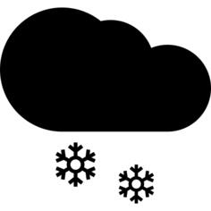 Snowing sky