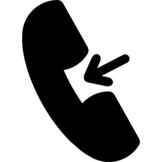 Incoming call symbol