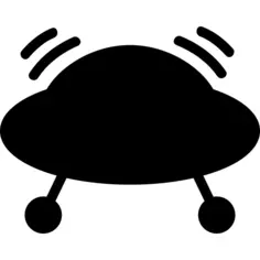 不明飞行物剪影