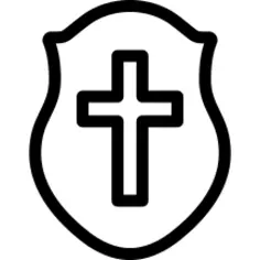Shield with Christian Cross