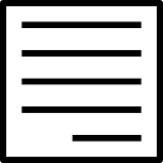 Right alignment